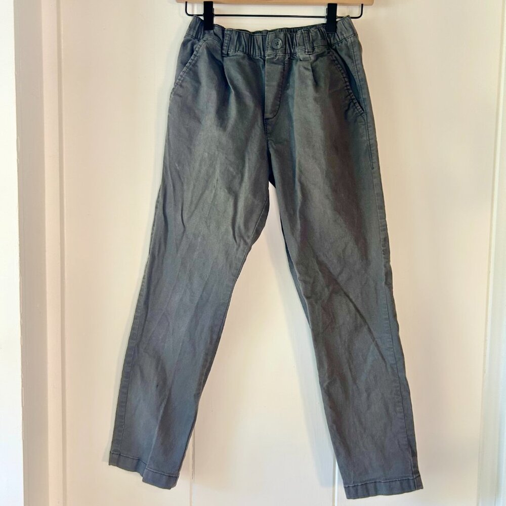 Hanna Andersson YOUTH Dark Grey Skater Pants Elastic waist Size 10